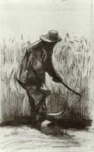 Peasant with Sickle, Seen from the Back 6