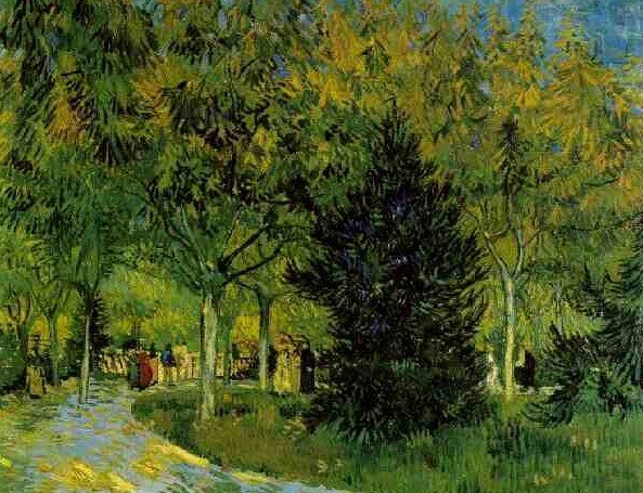 Lane In The Public Garden At Arles A