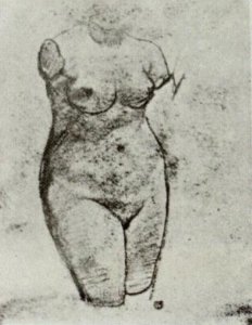 Standing Woman, Half-Length