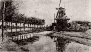 Landscape with Windmill