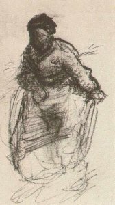 Peasant Woman, Walking