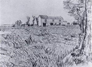 Farmhouse in a Wheat Field 2