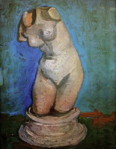 Plaster Statuette of a Female Torso 2