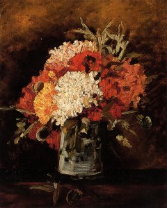 Vase with Carnations 2