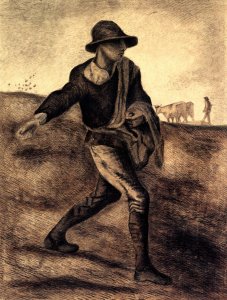 A Sower (after Millet)