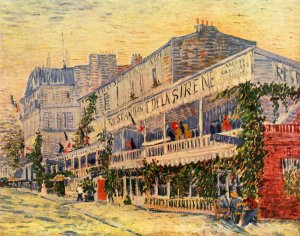 Le restaurant de la sirène à Asnières 1887