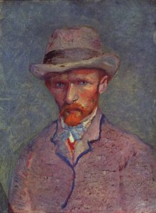 Self Portrait with Straw Hat and Pipe 2