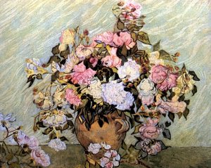 Still Life Vase with Roses