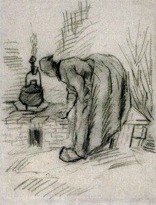 Woman by a Hearth