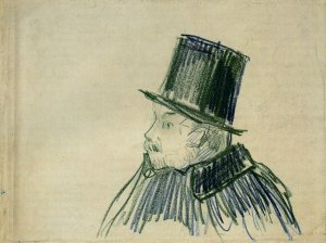 Head of a Man with a Top Hat