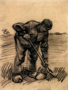 Peasant Lifting Potatoes 2