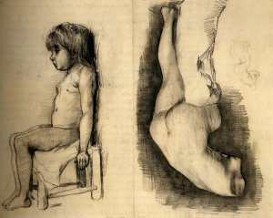 Seated Girl and Venus