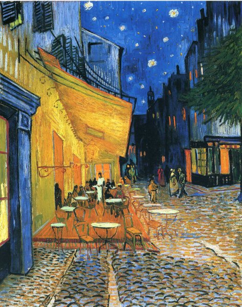 The Cafe Terrace On The Place Du Forum Arles At Night