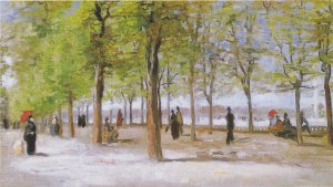 Lane At The Jardin Du Luxembourg