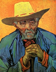 Portrait Of Patience Escalier Shepherd In Provence