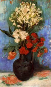 Vase With Carnations