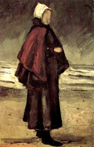 Fishmans Wife On The Beach 1882