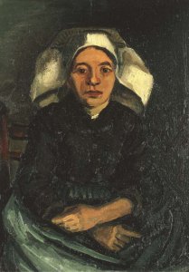 Peasant Woman, Half-Figure, Sitting