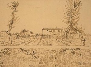 Ploughman in the Fields near Arles