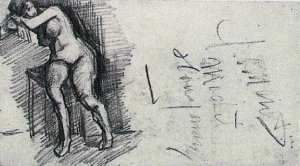 Female Nude, Seated 2