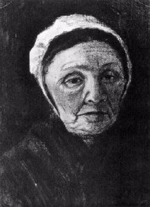 Woman with White Bonnet, Sien's Mother