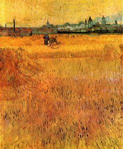 Arles View From The Wheat Fields 1888