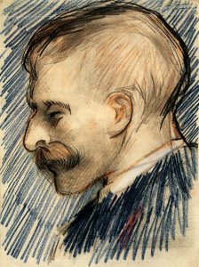 Head of a Man (Possibly Theo van Gogh)