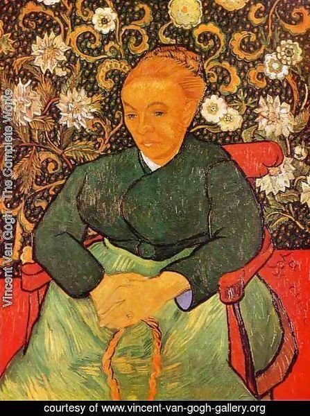 Portrait de Madame Roulin 1889 by Vincent Van Gogh | Oil Painting | vincent-van-gogh-gallery.org